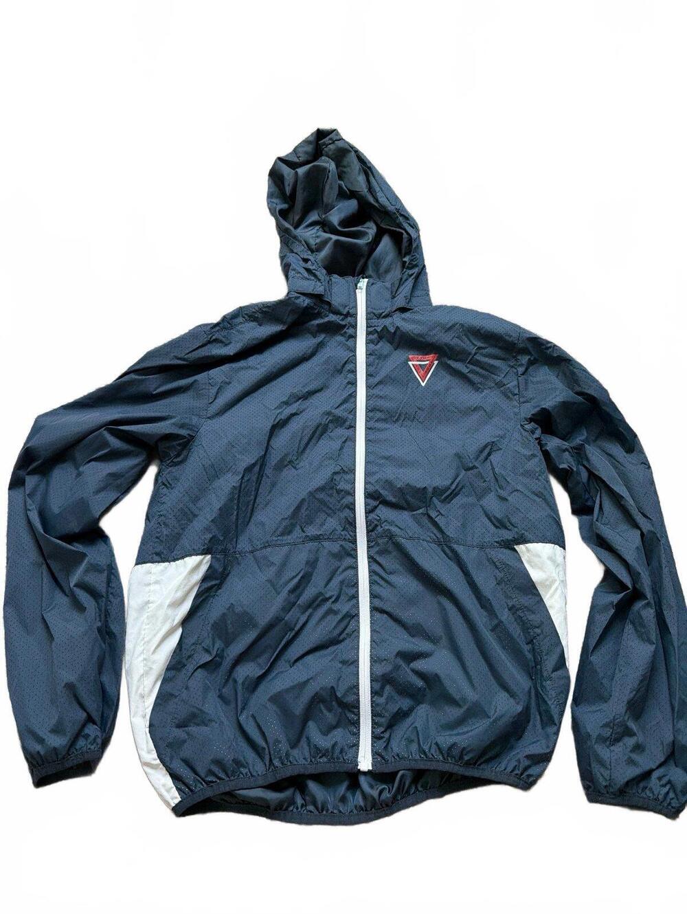 H&M Boys Navy Windbreaker Jacket Lightweight Hooded US 20 (XXL)